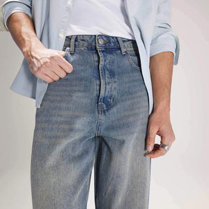 Short en jean pour homme 2025 Jeans baggy de bonne qualité Jeans baggy de couleur personnalisée à bas prix fabriqués en usine - Product Image 6