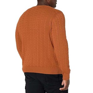 Suéteres de cuello redondo Ropa de hombre Manga larga En precio al por mayor Suéteres de hombre en blanco informales de lana de punto transpirable de invierno - Product Image 2