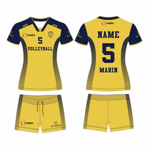 Diseño de Logotipo Personalizado, Conjuntos Deportivos Unisex sin Mangas, Camisetas de Voleibol Sublimadas en Tela de Poliéster de 180g, Uniformes Inspiradores - Product Image 3