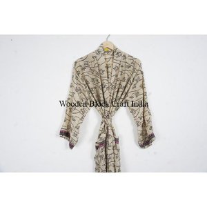 Kimono de Seda 100% de Alta Calidad, Estampado, Elegante, Lujoso, con Hermoso Diseño, Color y Logotipo Personalizables, Transpirable y Suave para Primavera - Product Image 2
