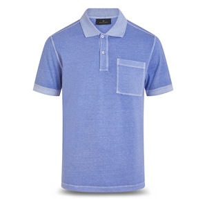 Venta al por Mayor Directa de Fábrica, Tela de Punto Personalizada Bordada, Suave y Transpirable, 220g, Patrón Sólido, para Camisas de Hombre de Manga Corta - Product Image 4