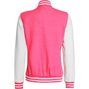Chaqueta Universitaria de Béisbol de Satén de Primera Calidad para Mujer, Transpirable, Teñida, de Manga Larga - Product Image 4