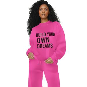 Sudadera Premium para Mujer con Cuello Alto, Hombros Caídos, Casual, de Invierno, Forro Polar, Estampada, Poliéster/Algodón, con Logotipo Personalizado - Product Image 1