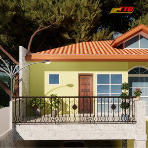 Rampe de balcon au design décoratif en fer forgé de fabrication vietnamienne, parfaite pour les applications extérieures haut de gamme - Product Image 1