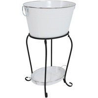 Seau en fer vintage de qualité supérieure grande capacité vin bière whisky boissons seau refroidisseur barre accessoires seau à champagne