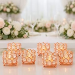 Portavelas Romántico de Hierro con Diseño Elegante para Cenas a la Luz de las Velas en Navidad, Pascua, Cumpleaños y Decoración Acogedora del Hogar - Product Image 6