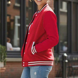 Chaquetas Varsity para Mujer, Gruesas, para Invierno, al por Mayor, Nuevo Diseño, Estilo Casual, Chaqueta Universitaria con Letras - Product Image 3