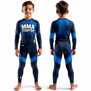 เสื้อฝึกแขนยาวแบบซับลิเมตของ MMA แบบชุดกิโมโน Jitsu กิโมโนป้องกันรังสียูวี - Product Image 1