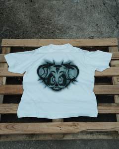 T-shirts d'été délavés vintage unisexes T-shirts graphiques tricotés respirants de style de rue pour hommes et garçons - Product Image 1