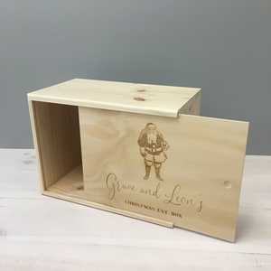 Santa Christmas Keepsake <b>Box</b> for Holiday <b>Storage</b> - Product Image 1