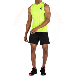 Hombres logotipo personalizado entrenamiento gimnasio Stringer chaleco culturismo camisetas sin mangas para hombre a bajo precio - Product Image 3