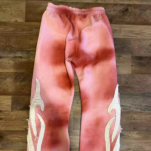 กางเกงวอร์มปักลายสำหรับผู้ชายทำจากโรงงานสีออกแบบได้ตามต้องการและขายดี - Product Image 4