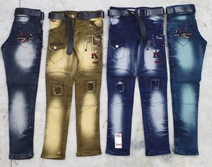 Pantalon en jean de qualité supérieure, personnalisé, confortable, absorbe la sueur, été, cool, fabriqué à la main, pour garçons et hommes - Product Image 1