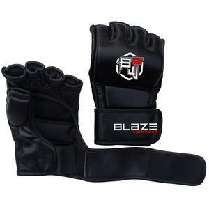 Venta al por mayor de guantes de cuero MMA de 4oz para entrenamiento Sparring Punching-para Kickboxing y artes marciales en gimnasios - Product Image 6
