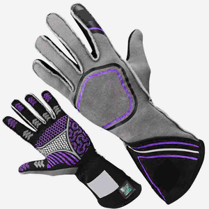 Guantes personalizados All Weather Transpirable Ignífugo Nomex Auto Car Sports F1 Go Kart Racing Guantes - Product Image 6