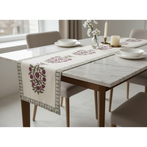 Cotton Cheesecloth Striped <b>Table</b> <b>Runner</b> for <b>Dining</b> <b>Table</b> Party Decor - Product Image 2