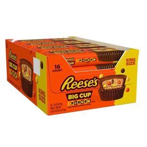 REESE'S Big Cup con Trozos de Chocolate con Leche, Tazas de Mantequilla de Maní Tamaño King, Paquetes de Dulces, 2.8 oz (16 Unidades) - Product Image 3