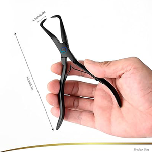 Alicates removedores de cuentas para extensiones de cabello, alicates de acero inoxidable para extensiones de cabello Microlink, alicates para extensiones de cabello para cuentas - Product Image 4