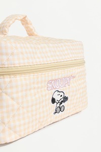Private Label Travel <b>Makeup</b> Bag Cute Quilted Cosmetic <b>Case</b> ODM Beauty Organizer OEM Factory - Product Image 2