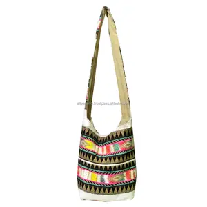 Handgemaakte Hippie Jhola Etnische Tas Hippie Tas Beste Voor Reizen Crossbody Schouder Hippie Jhola Bags From India