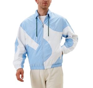 Veste coupe-vent en nylon pour homme sur mesure en gros Broderie Respirante Fermeture éclair intégrale Capuche Style long - Product Image 1