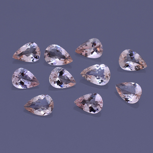 ลูกแพร์มอร์แกไนท์4ชิ้นมอร์แกไนต์7x5มม. ตัดลูกแพร์1.96ก้อนก้อนก้อนผลิตจากมอร์แกนไนต์คุณภาพสูงผลิตจากมอร์แกไนท์อัญมณีทรงหลวม54.6 $ - Product Image 3