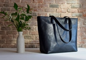 Sac fourre-tout de travail en cuir de grande capacité avec sangle à bagages Sac fourre-tout en cuir pour femmes Sacs à main pour femmes AV-0059 - Product Image 2