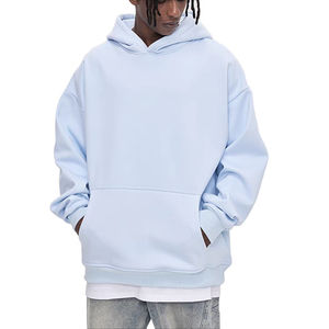 Sweat-shirts à capuche oversize unisexes de haute qualité personnalisés pour l'hiver, 100% coton, poids lourd, tendance - Product Image 3