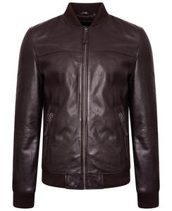 High Quality Casual Biker <b>Black</b> Motorcycle Leather Men Jackets Custom Stylish Breathable Lambskin Leather Jackets for Men - Product Image 3