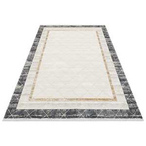 Tapis moderne multicolore Netline PR017 Perre, 60% viscose, 40% acrylique, pour chambre à coucher, bureau et chambre d'enfant - Product Image 2