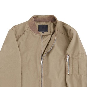 High Street OEM Men's Winter Letterman <b>Baseball</b> <b>Bomber</b> <b>Jacket</b> Canvas Stand Collar 100% Polyester Breathable Zipper New - Product Image 3