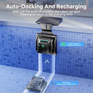 Nuevo Robot Limpiafondos de Piscina S2 Solar Vision, Superventas, con Visión Artificial/Aplicación Inteligente, Carga Dual/Programación, Adsorción 3D - Product Image 3