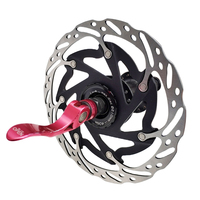 Rotor de frein à disque Center Lock Snail BMX MTB avec plaquettes de frein 160mm/180mm/203mm et bague de verrouillage