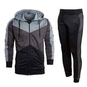 ชุดวอร์มสำหรับผู้ชายชุดวิ่งชุดใส่วิ่งชุดใส่วิ่งชุดใส่วิ่งสไตล์สตรีทแวร์ผ้าคอตตอนออกแบบโลโก้ได้ตามต้องการ - Product Image 3