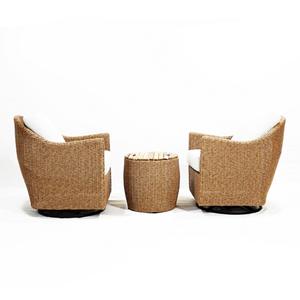 CH Factory-Muebles de jardín de mimbre de lujo con un diseño elegante y materiales resistentes a la intemperie, perfectos para jardines modernos - Product Image 5