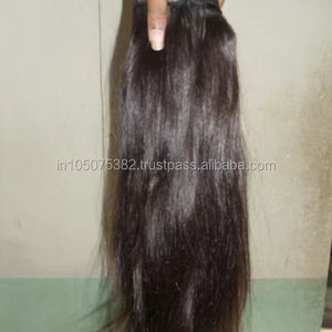 Exportador de cabello humano Remy indio sin procesar Exportador de cabello Remy indio de alta calidad - Product Image 1