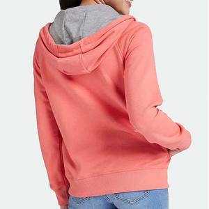 Sweat-shirts à capuche zippés pour femmes avec logo personnalisé, tissu en coton doux, respirant, séchage rapide, écologique, haute qualité - Product Image 2