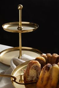 แท่นวางเค้กโลหะธีมนอร์ดิกดีไซน์ใหม่ทำด้วยมือโลหะและแก้วแบบโบราณสำหรับงานปาร์ตี้คาเฟ่และร้านอาหาร - Product Image 6