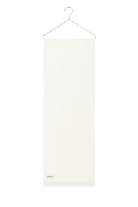 Premium White Wool Scarf Tassels Soft Plain Winter <b>Shawl</b> for Men Women Solid Plain Tassel Fringe Edges High-End Boutique Dot - Product Image 4