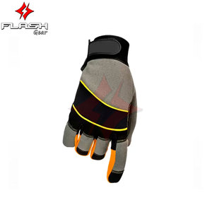 Gants de mécanicien légers personnalisables FLASH GEAR en gros, vêtements de travail professionnels pour hommes, sangle unique, fabrication de haute qualité - Product Image 1