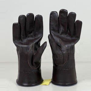 Gants d'hiver en cuir pour adultes, longueur poignet, avec logo personnalisé, haute qualité, détection d'aiguilles, nouveau style, unis, tendance, pour usage décontracté - Product Image 3