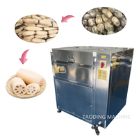 Petite machine à éplucher les oignons multifonction Laveuse de radis Brosse à pommes de terre Machine à laver les racines et le gingembre