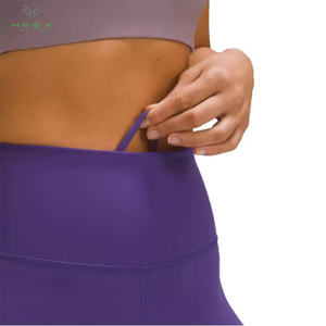 Seamless Cloud <b>Women's</b> High Waist Fitness Booty <b>Shorts</b> 3 Ribbed <b>Biker</b> <b>Shorts</b> Elastic Waist 100% Cotton Breathable Plain Dyed - Product Image 2