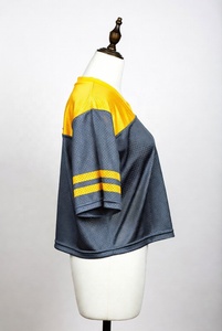 Camisetas de Fútbol Personalizadas con Estampado, de Malla de Secado Rápido, Corte Holgado, Estilo Vintage Americano, Unisex, Ropa Urbana - Product Image 6