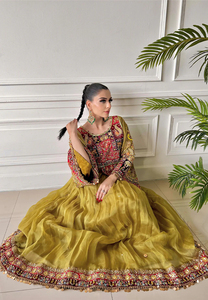 Vestido Tradicional Afgano de Alta Calidad para Mujer, Bordado, Manga Larga, Ropa Étnica Hecha en Pakistán - Product Image 6