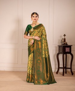 Saree Blouse Doux Soie Indien Femmes Adultes Lavable Nettoyage À Sec Inde Pakistan Soutien Pleine Taille Saree / Sari / Shari - Product Image 4