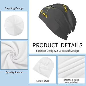 Gorro de punto unisex de algodón 100% transpirable e impermeable con diseño de calavera masónica, ideal para primavera y cálido, multifuncional - Product Image 6
