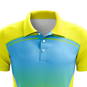 Venta al por mayor a granel precio barato nuevo diseño personalizado sublimación polos mejor calidad de sublimación de secado rápido deportes hombres polo - Product Image 4