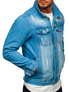 High Quality Unisex Denim <b>Jacket</b> Custom Logo Embroidered Jeans Coat Fashion Street Style Outerwear Bulk Supply Factory Direct - Product Image 3