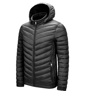 Veste d'hiver pour homme, fermeture éclair italienne, rembourrage en duvet, grande taille pour les voyages, veste matelassée pour homme, expédition DDP personnalisée - Product Image 2